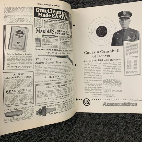 Vintage The American Rifleman Magazine July 1930 Sporting Hunting Firearms - Picture 6 of 11